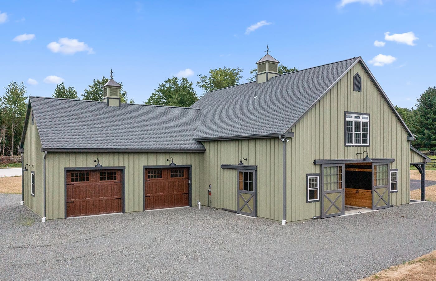 Professionally Painted Barn and Garage